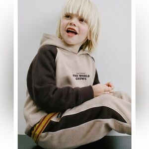 ZARA COLOR BLOCK TEXT MATCHING SET